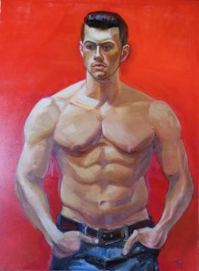 'Young Man' 40x30